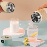 Παγούρι Θερμός Aνοξείδωτο 480ml με Ένδειξη Θερμοκρασίας DWX-5148 Λευκό