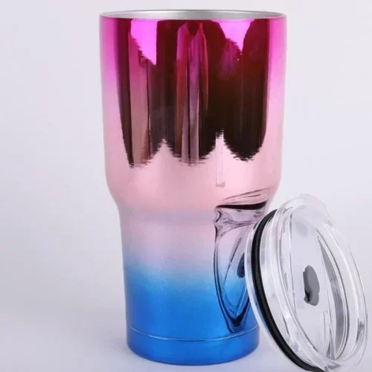Παγούρι Θερμός 880ml από Ανοξείδωτο Ατσάλι Χ371UV Ροζ/Μπλε