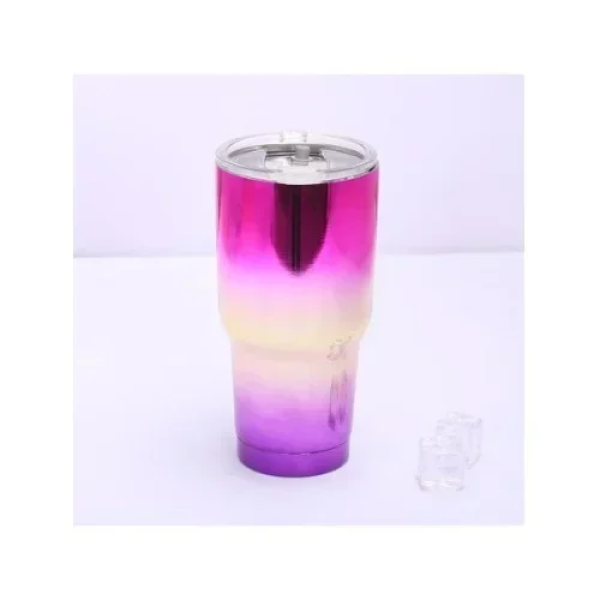 Παγούρι Θερμός 880ml από Ανοξείδωτο Ατσάλι Χ371UV Ροζ/Μωβ