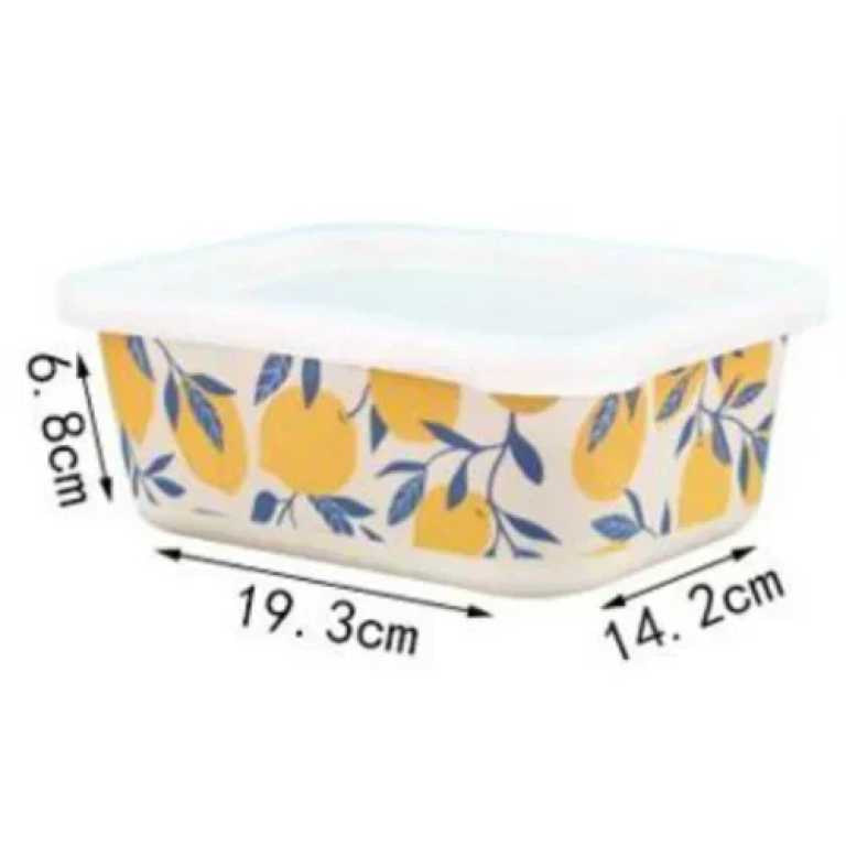 Φαγητοδοχείο 19x7x14 cm με σχέδιο λεμονάκια 22089