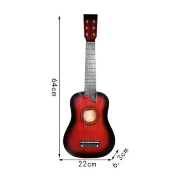 Ξύλινη Παιδική Κιθάρα 6 Χορδές 64cm SDS-25666