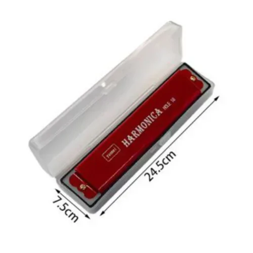 Παιδική Φυσαρμόνικα 18 Νότες σε Θήκη SDS-25670 Kόκκινο