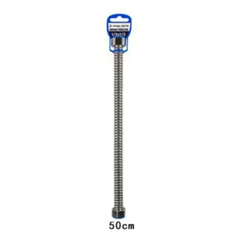 Εύκαμπτος Σωλήνας Σπιράλ Σύνδεσης 1/2"x1/2" Θηλυκό - Θηλυκό 50cm SDS-25000