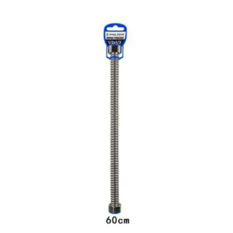 Εύκαμπτος Σωλήνας Σπιράλ Σύνδεσης 1/2"x1/2" Θηλυκό - Θηλυκό 60cm SDS-25001