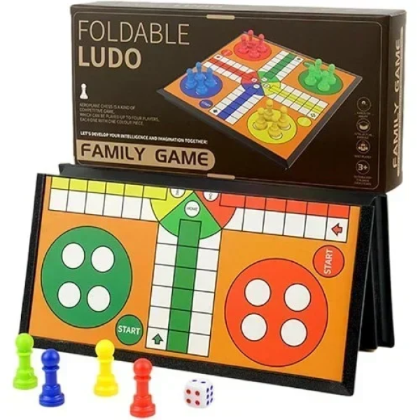 Επιτραπέζιο Οικογενειακό Παιχνίδι Foldable Ludo SDS-25685