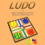 Επιτραπέζιο Οικογενειακό Παιχνίδι Foldable Ludo SDS-25685