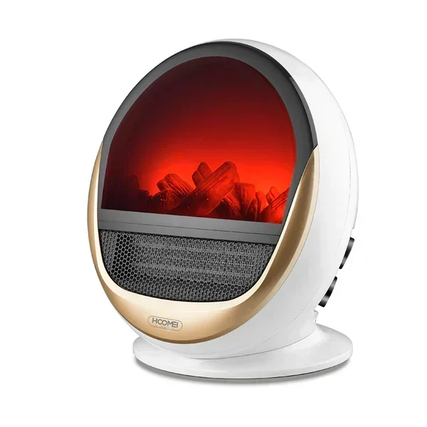 Ηλεκτρικό Τζάκι Αερόθερμο με Εφέ Φλόγας 1500W Hoomei HM-8975