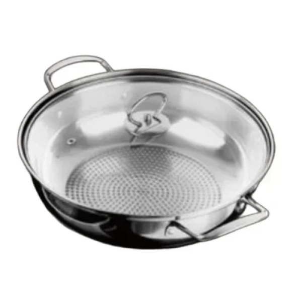 Ανοξείδωτο Επαγωγικό Τηγάνι 28cm Hoomei HM-5302