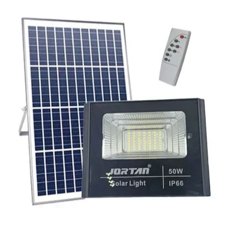 Αδιάβροχος Led Ηλιακός Προβολέας Jortan 50W