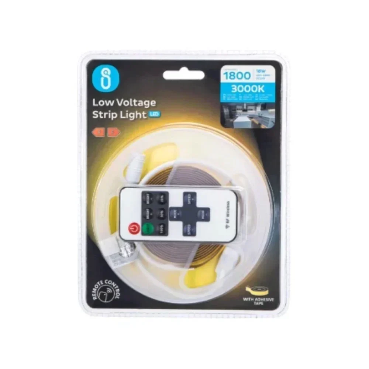 Aigostar - Φωτοταινία dimming LED 2m LED/18W/24/230V 3000K με Τηλεχειριστήριο