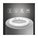 Aigostar Λάμπα Φθορίου Κυκλική T9 22W G10q 6500K 1200lm 29x210mm