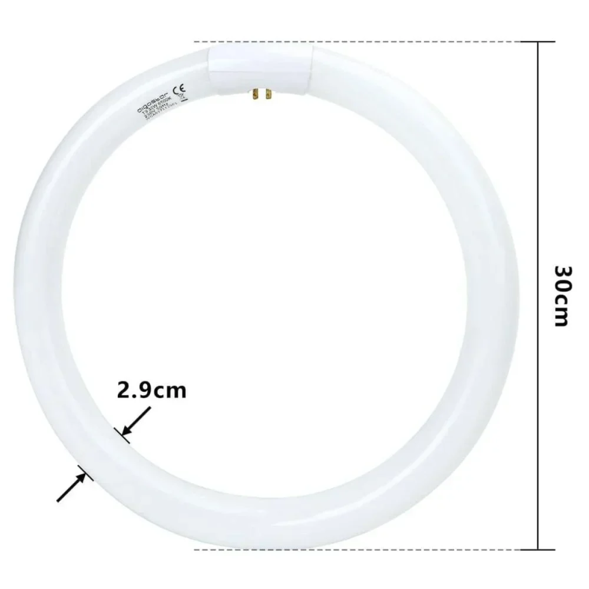 Aigostar Λάμπα Φθορίου Κυκλική T9 32W G10q 6500K 2100lm 29x300mm