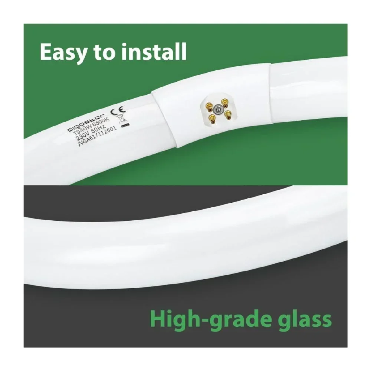 Aigostar Λάμπα Φθορίου Κυκλική T9 32W G10q 6500K 2100lm 29x300mm