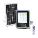 Aigostar - LED Dimmable ηλιακός προβολέας LED/50W/3,2V IP65 με Τηλεχειριστήριο