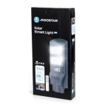Aigostar - LED Ηλιακό φωτιστικό κήπου με αισθητήρα LED/100W/3,2V IP65 6500K & τηλεχειριστήριο