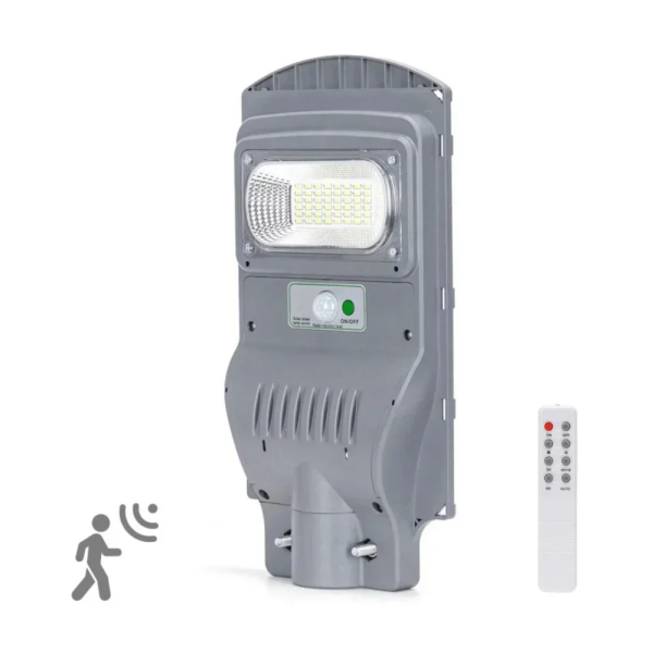 Aigostar - LED Ηλιακό φωτιστικό κήπου με αισθητήρα LED/50W/3,2V IP65 6500K & τηλεχειριστήριο