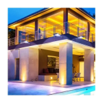 Aigostar - LED Ηλιακό φωτιστικό κήπου με αισθητήρα LED/50W/3,2V IP65 6500K & τηλεχειριστήριο