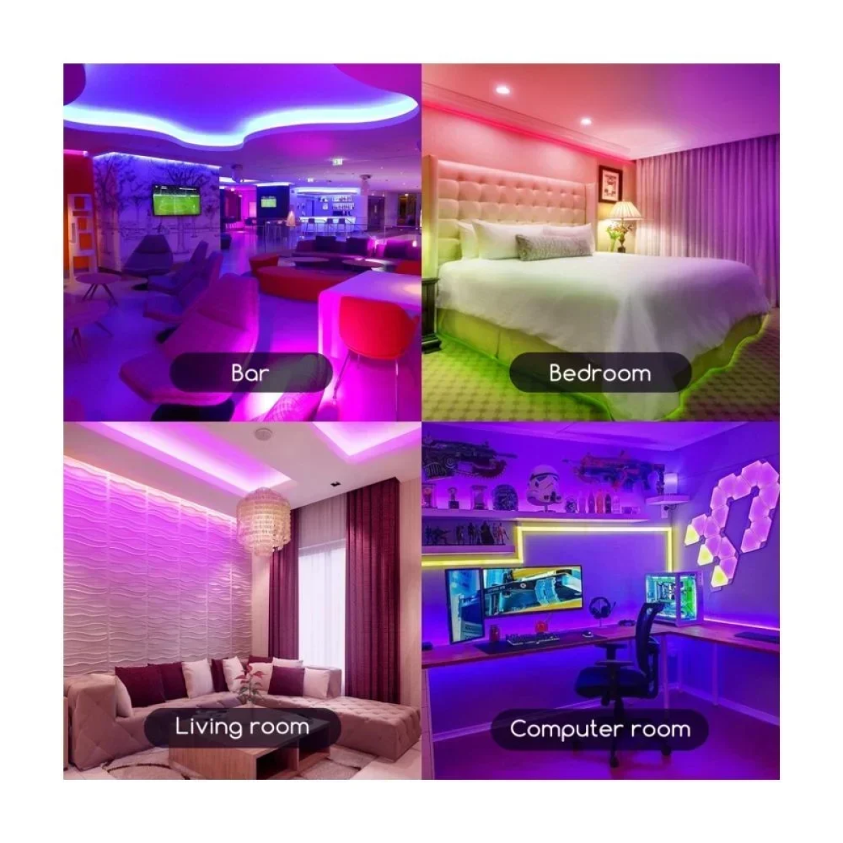 Aigostar - LED RGB Dimmable ταινία 3m LED/24W/12/230V IP65 με Τηλεχειριστήριο
