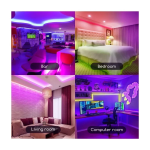 Aigostar - LED RGB Dimmable ταινία 3m LED/24W/12/230V IP65 με Τηλεχειριστήριο