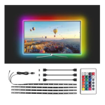 Aigostar - LED RGB Dimmable ταινία 4x0,5m LED /2,5W/5V IP65 με Τηλεχειριστήριο
