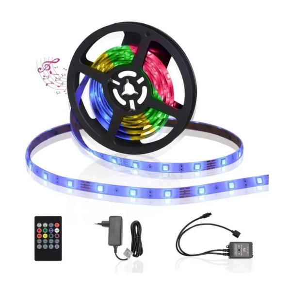 Aigostar - LED RGB Dimmable ταινία εξωτερικού χώρου 3m LED/24W/12/230V IP65 με Τηλεχειριστήριο