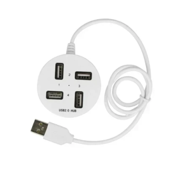 Αντάπτορας HUB 4 θύρες USB 2.0 Andowl Q-HU811 λευκό