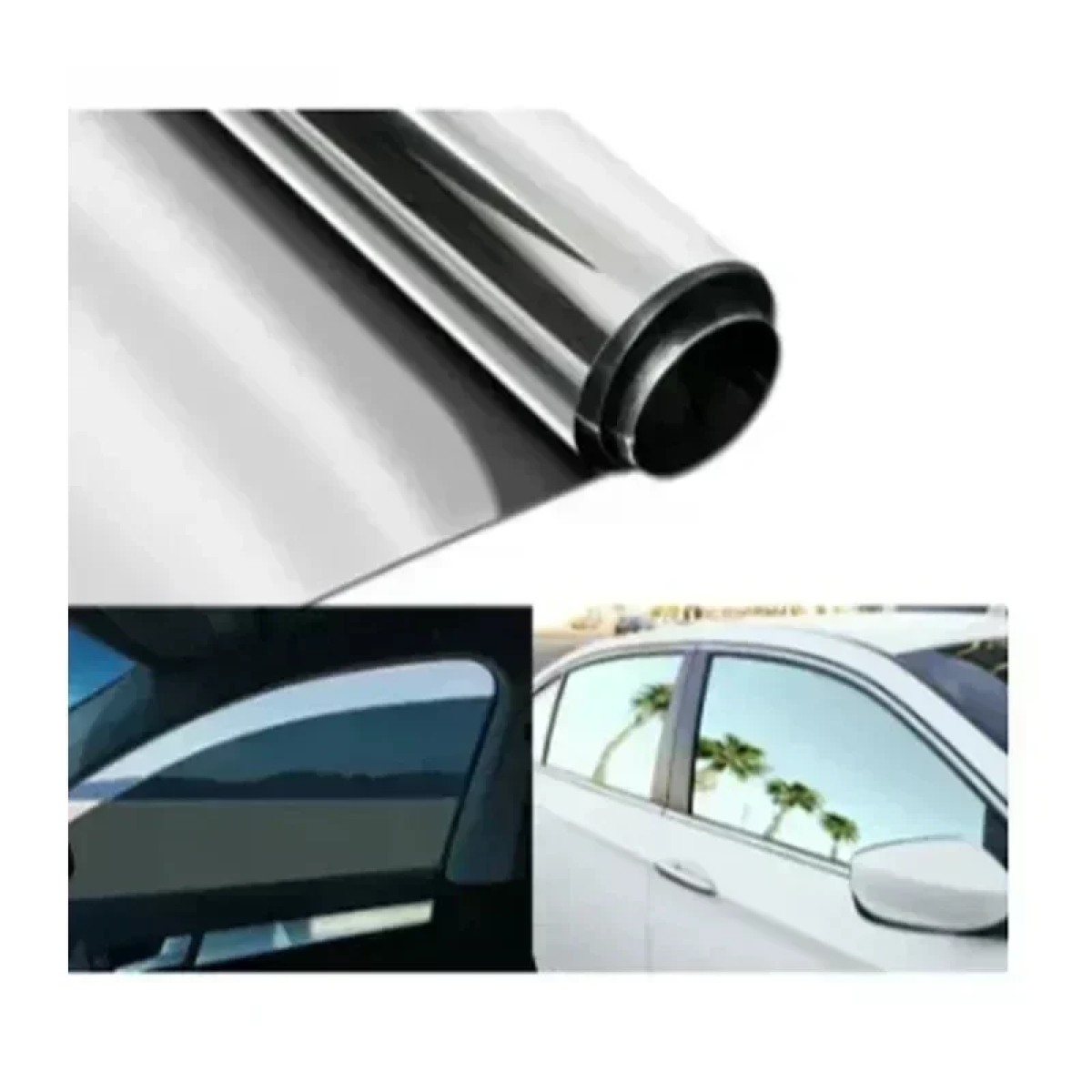 Αντηλιακή Μεμβράνη Αυτοκινήτου Ασημί 5％ 300x75cm 2001158 - Image 2