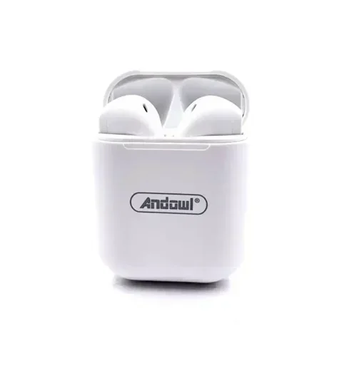 Ασύρματα Ακουστικά Bluetooth Με Θήκη Φόρτισης Andowl Bqs13 - Λευκό