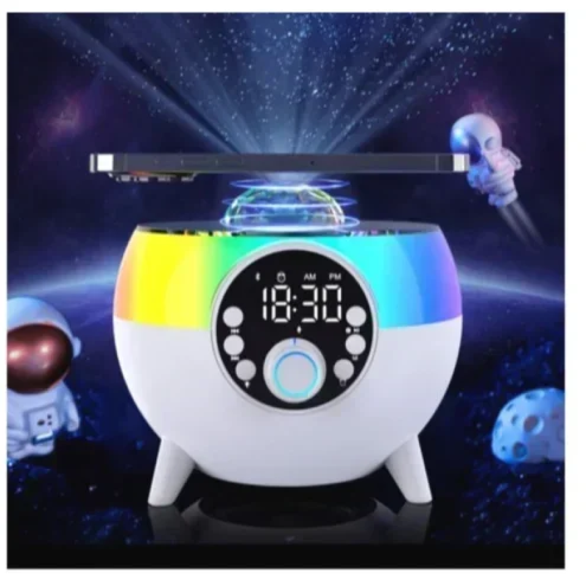 Ασύρματο Ηχείο Bluetooth Και Ασύρματος Φορτιστής BT-2203 Μαύρο