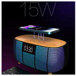 Ασύρματο Ηχείο Bluetooth Και Ασύρματος Φορτιστής 15w BT-2206 Μαύρο