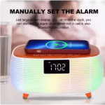 Ασύρματο Ηχείο Bluetooth Και Ασύρματος Φορτιστής 15w BT-2206 Λευκό