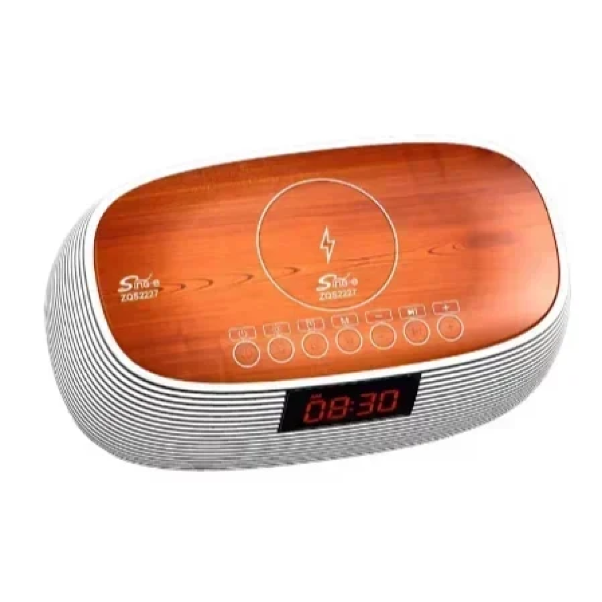 Ασύρματο Ηχείο Bluetooth Και Ασύρματος Φορτιστής 15w BT-2206 Λευκό
