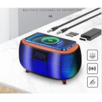 Ασύρματο Ηχείο Bluetooth Και Ασύρματος Φορτιστής 15w BT-2206 Μαύρο