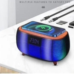 Ασύρματο Ηχείο Bluetooth Και Ασύρματος Φορτιστής 15w BT-2206 Μαύρο