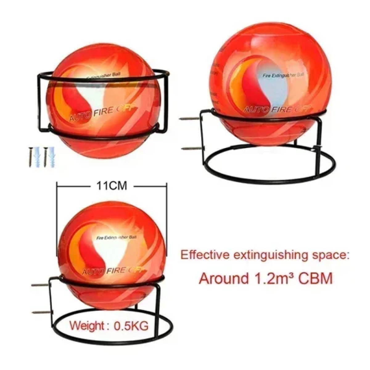 Μπάλα αυτόματης πυρόσβεσης AFO - Auto Fire Extinguisher Balls - Image 3