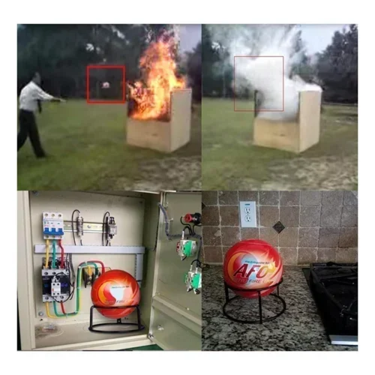 Μπάλα αυτόματης πυρόσβεσης AFO - Auto Fire Extinguisher Balls - Image 5