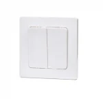 Διακόπτης τοίχου διπλός για επαγγελματική/οικιακή χρήση - λευκό