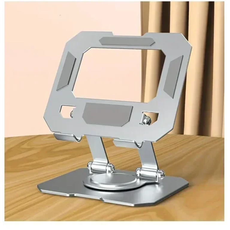 Επιτραπέζια βάση στήριξης tablet για γραφείο - Foldable Metal Holder ασημί