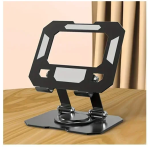 Επιτραπέζια βάση στήριξης tablet για γραφείο - Foldable Metal Holder μαύρη