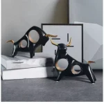 Επιτραπέζιο διακοσμητικό 22x22cm 82475 - μαύρο