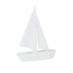 Επιτραπέζιο διακοσμητικό καράβι 25x18cm 82471 - λευκό