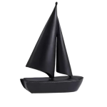 Επιτραπέζιο διακοσμητικό καράβι 25x18cm 82471 - μαύρο
