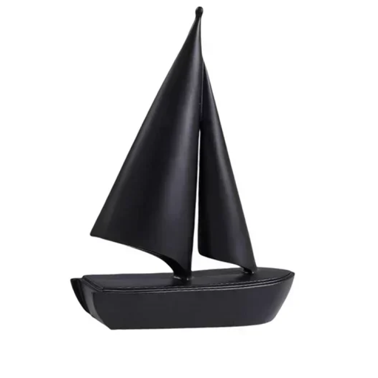 Επιτραπέζιο διακοσμητικό καράβι 25x18cm 82471 - μαύρο