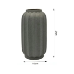 Επιτραπέζιο διακοσμητικό βάζο 24x10cm 80214 - πράσινο