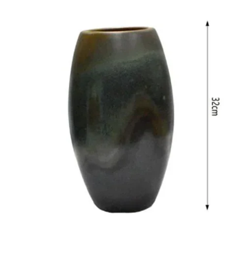 Επιτραπέζιο διακοσμητικό βάζο 32cm 80996 - ανθρακί