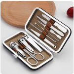 Εργαλεία μανικιούρ - πεντικιούρ με κασετίνα 10 τεμάχια - Image 3