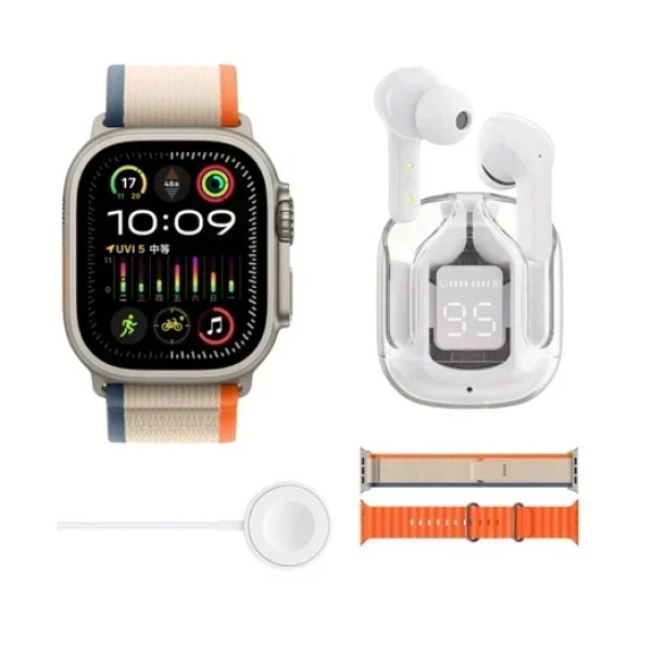 Έξυπνο ρολόι Smartwatch με ασύρματα ακουστικά Okpu D100 - ασημί