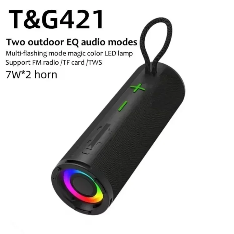 Φορητό Ηχείο Bluetooth TG-421 Μαύρο