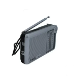 Φορητό Ραδιόφωνο 2 Bands FM/AM Μπαταρίας ICF-13 Ασημί