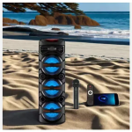 Φορητό Σύστημα Karaoke ZQS-8302 με LED Φωτισμό
